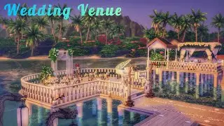 Sulani Wedding Paradise | Sapphire Shores: Wedding Venue | The Sims 4: Stop motion ( No CC)