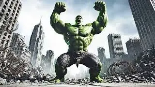 HULK RAGE MODE 😡🔥 | Destroyed City Cinematic Superhero Action | 4K