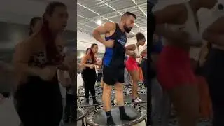 Insane Trampoline Workout Class 😳