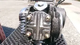 Strongest C50 engine with centrifugal clutch 106㏄ Big valve roller rocker Black & Silver