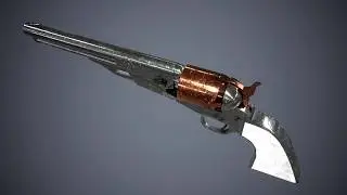 Revolver 3D model (Timelapse)