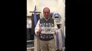 Tar Heel Fashion Designer Alexander Julian - UNC Georgia License Plate Project