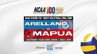 Arellano vs. Map&uacute;a (Men's Volleyball Final Four) | NCAA Season 100