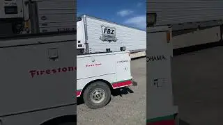 Maintenance truck with a toolbox and tire brands#maintenance #truck #toolbox #tires