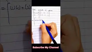 class 9th maths |Matrix Multiplication Techniques #youtubeshorts #youtube #youtubevideo #math #humtv