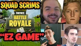 Pro Squad Scrims - FaZe Tfue & Cloakzy, Liquid 72hrs, CourageJD *INTENSE* Full Gameplay
