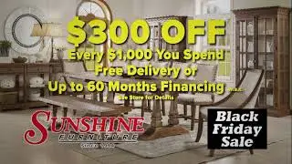 The BIGGEST Black Friday Sale In Sunshine Furniture History! 2022