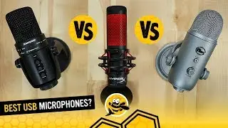 HyperX QuadCast vs. Blue Yeti vs. Samson G-Track Pro (Mic Test)