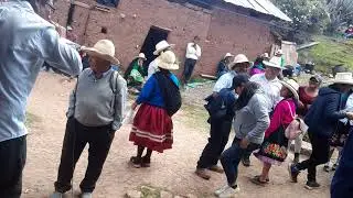 GRUPO MUSICAL AFICION DEL PERU PAROBAMBA-ANCASH. FIESTA EN CUSCA 01 DE ENERO. FAMILIA MURILLO LOPEZ.