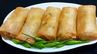 ENAKNYA KEBANGETAN‼️ PANTESAN BANYAK YANG KETAGIHAN SAKING ENAKNYA LUMPIA SAYUR INI
