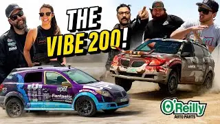 It's a VIBE...? 😎 8 Drivers + 8 Pontiac Vibes = Chaos! O'Reilly Vibe 200 BTS!