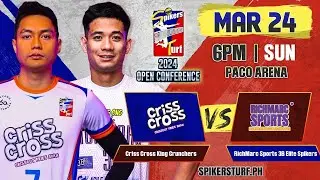 CRISS CROSS vs. RICHMARC SPORTS - Full Match | Preliminaries | 2024 Spikers' Turf Open Conference