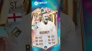 FILTRADO WAYNE ROONEY ICONO FUT BIRTHDAY EN FIFA 23!! #team2  #waynerooney #rooney #shorts #fifa23