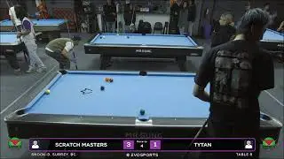 SCRATCH MASTERS vs TYTAN - SNOOK-D - TABLE 9 | EvoSports