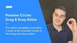 Preview Circles - Drag and Drop Editor