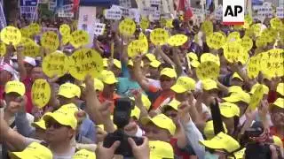 May Day protests in Manila and Taipei