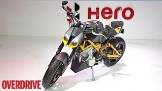 Hero Hastur, HRX250 & Buell 1190 RX from the 2014 Auto Expo