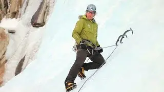 Ice Climbing: 12. Hooking the Lead Rope on the Ice Tool | Climbing Tech Tips