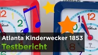 Atlanta Kinderwecker (Funkuhr)1853 (blau/wei&szlig;/rot) im Test