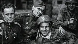 The Human Side When American and Soviet Troops First Met (1945)