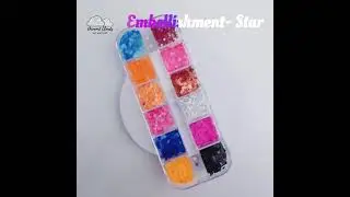 Embellishment Star Shape Nail Glitter Sparkly Nail Sequin UV resin epoxy