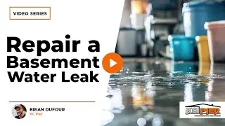 How to Repair a Basement Water Leak | KC Pier
