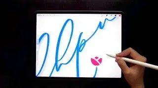 Procreate lettering &bull; Around the world in 26 letters - J 🇮🇳 &bull; iPad lettering and Procreate brushes