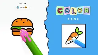 COLOR PAGE ASMR: Levels 21-25 - Gameplay ALL LEVELS | Android and iOS
