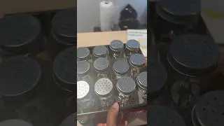 Spice Rack makeover #dollartree #dollartreefinds #organizationhacks #sahmomlife #cleaning