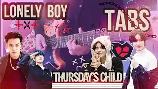 TXT - Lonely Boy (Guitar Cover WITH TABS) (네 번째 손가락 위 타투)