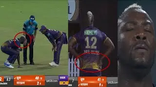 Andre Russell Injured Badly During Bowling Vs SRH today | SRH vs KKR Highlights