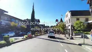 Trajeto da Rua Coberta de Gramado-RS até o Parque Aurora - Três Coroas