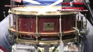Le Soprano Prima Padouk Solid Wood Lacquered Snare Drum 14