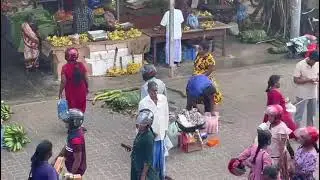 Market Chavakachcheri Town SriLanka.