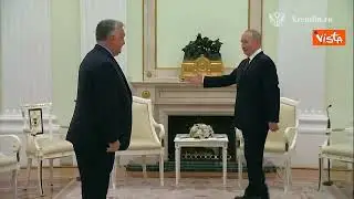 Putin accoglie Orban al Cremlino
