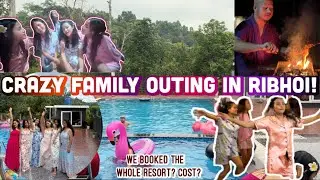 WE HAD A CRAZY FAMILY OUTING IN RIBHOI🔥 Booked the whole resort?|Too much fun|Barbecue night|M vlogs