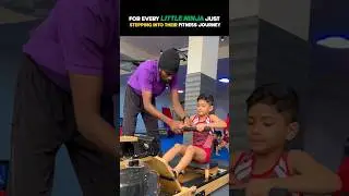 Little Ninja Fitness Journey #motivation #hardwork #growth #success #mindset #gym #kids #baby #fyp
