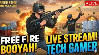 🔴 LIVE: FREE FIRE MAX RUSH GAMEPLAY 🔥 | Tech Gamer