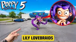 Drone Catches LILY LOVEBRAIDS from POPPY PLAYTIME CHAPTER 5 IN REAL LIFE! 