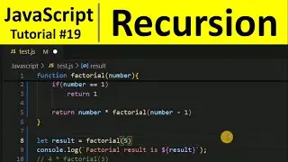 Учебник JavaScript 19 &mdash; Рекурсивная функция в JavaScript (рекурсия)