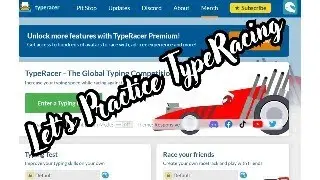 Let's practice touch typing | #typeracer #touchtyping #skills