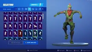🔥 *UPDATED* Fortnite Rex Skin Outfit Showcase with All Dances & Emotes