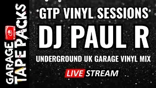 🔴 DJ Paul R | GTP Vinyl Sessions | Live Underground UK Garage Mix | Classic UKG Vinyl Selection