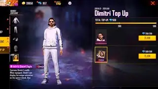 FREE FIRE NEW DIMITRI CHARACTER TOP UP EVENT #Shorts