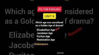 PG TRB ENGLISH|UNIT 8|#trb #pgtrb #exam #pgtrbenglish #pgtrblatestnews #ugtrb #ugtrbenglish #tnset
