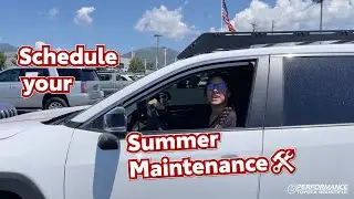 Schedule your Summer Service Today! | Performance Toyota Bountiful
