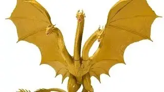 Godzilla king of the monsters, king ghidorah figure review!