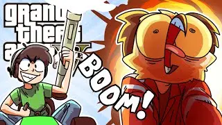 GTA 5 meets Mario Kart and I bully my friends in it
