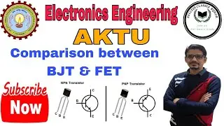 Difference between BJT and FET #electronic #aktu #transistor #biasing #semiconductor #bjt #fet