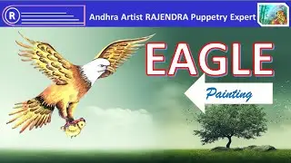 EAGLE PAINTING#creative arts #Rajendra Arts